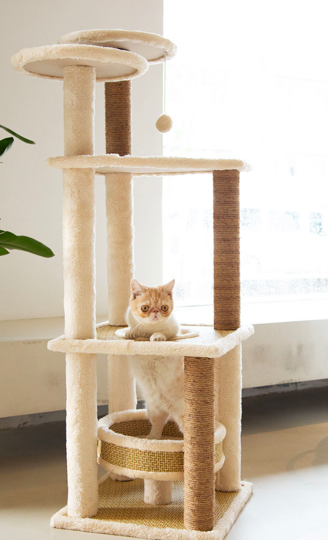 Chenpet High Quality Summer Cat Trees Breathable Cat Playing House