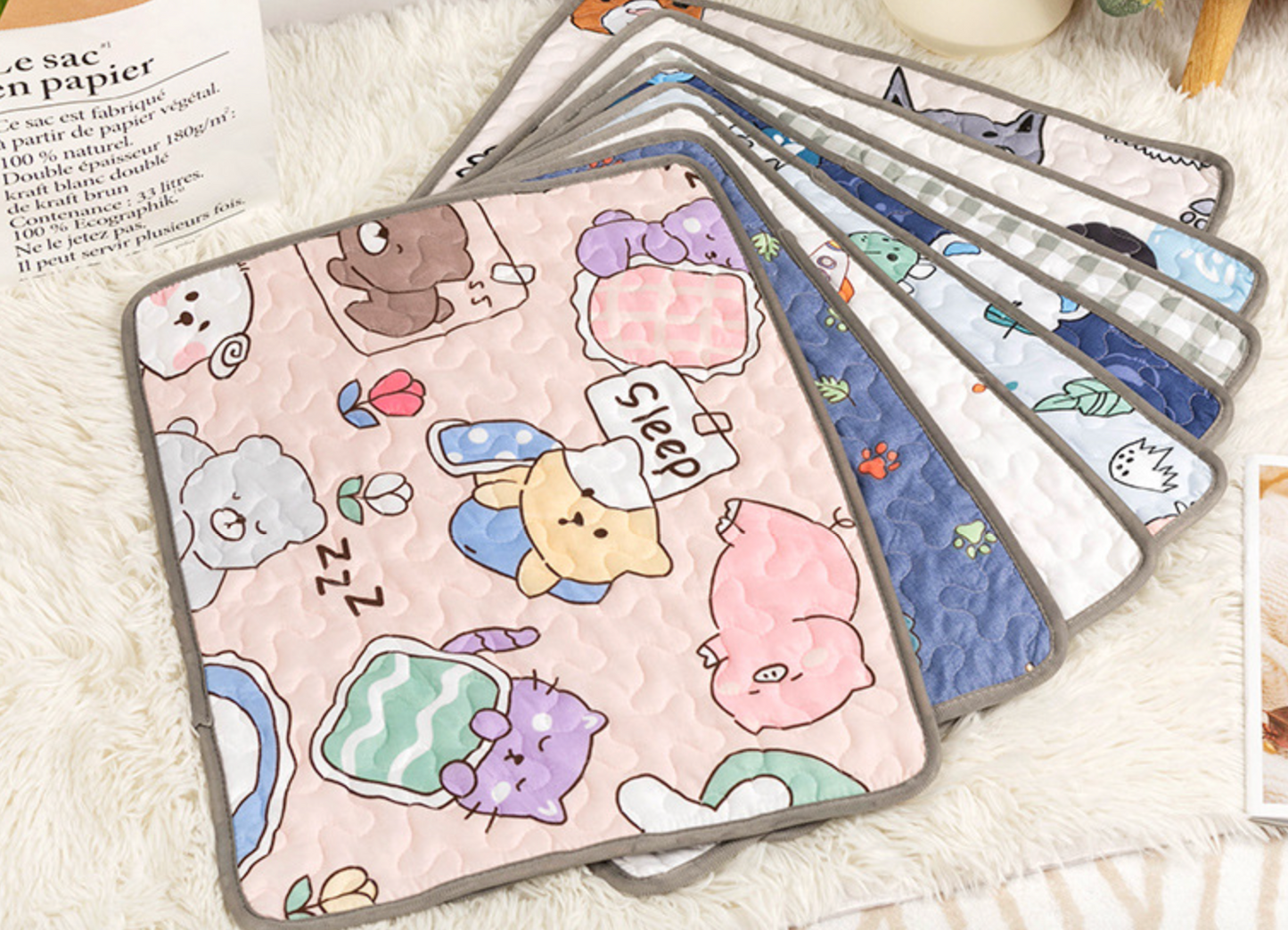 Chenpet Wholesale Pet Non-slip Mats Dog Custom Cotton Mats