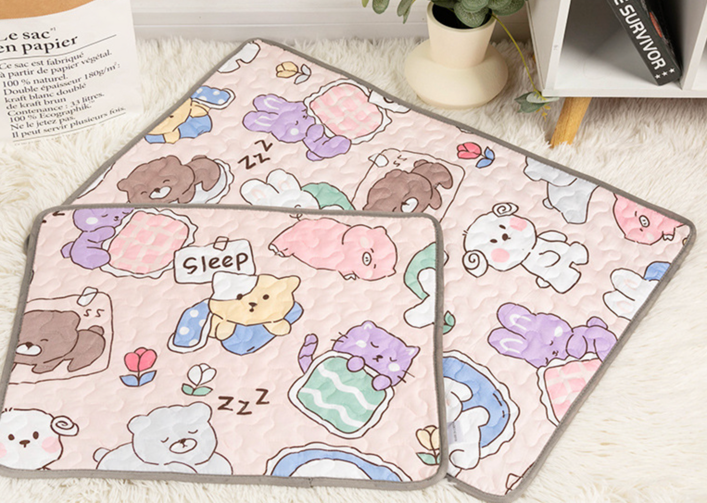 Chenpet Wholesale Pet Non-slip Mats Dog Custom Cotton Mats