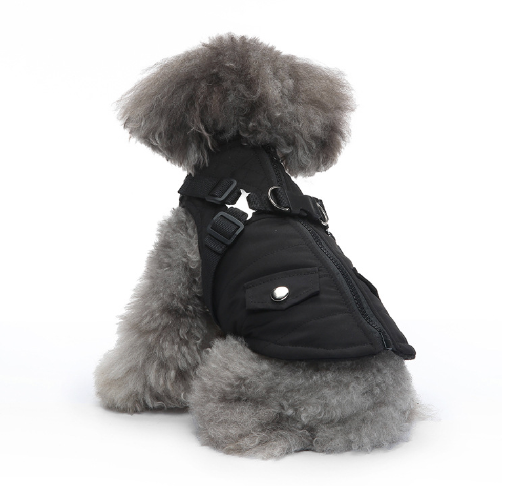 Chenpet Custom Wholesale Winter Pet Zip Up Cotton Coat