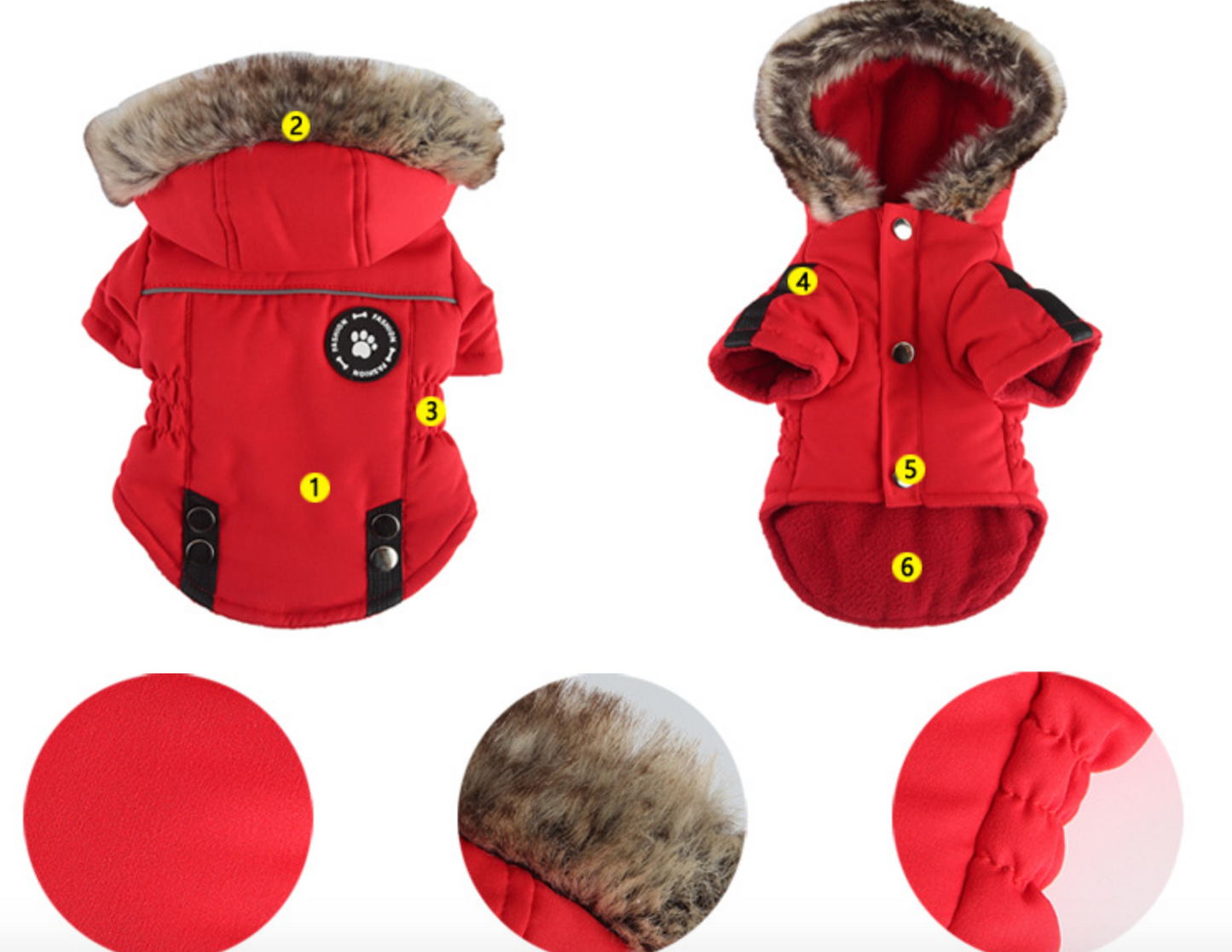Chenpet New Design Winter Pet Coats Dog Clothes
