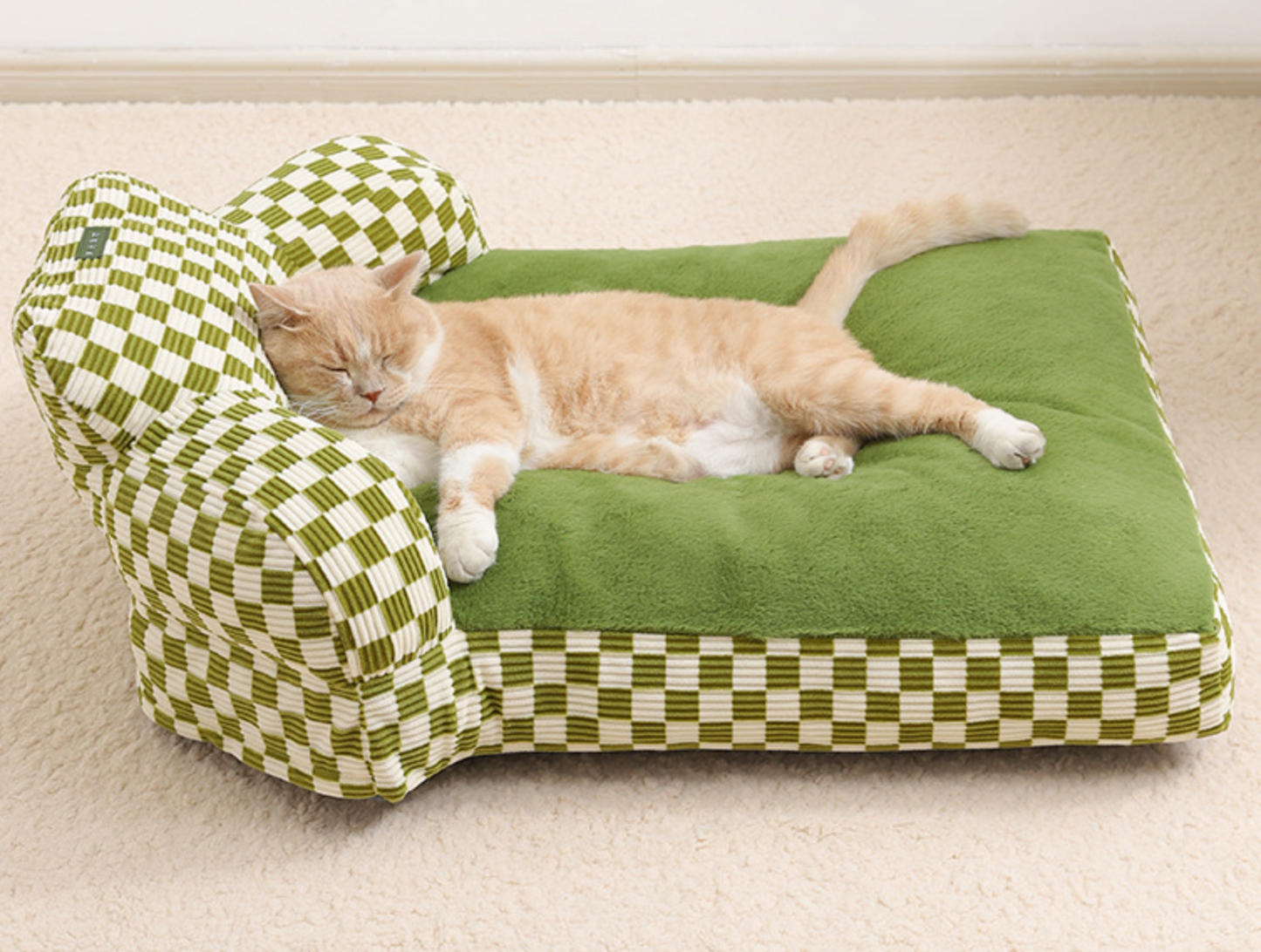 Chenpet New Design Cozy Pet Checkerboard Style Sofa Beds