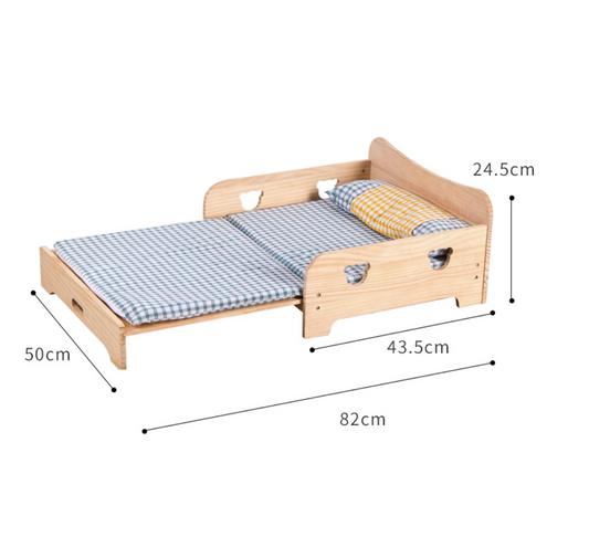 Chenpet Durable Solid Systole Cat Wooden Beds Pet Beds