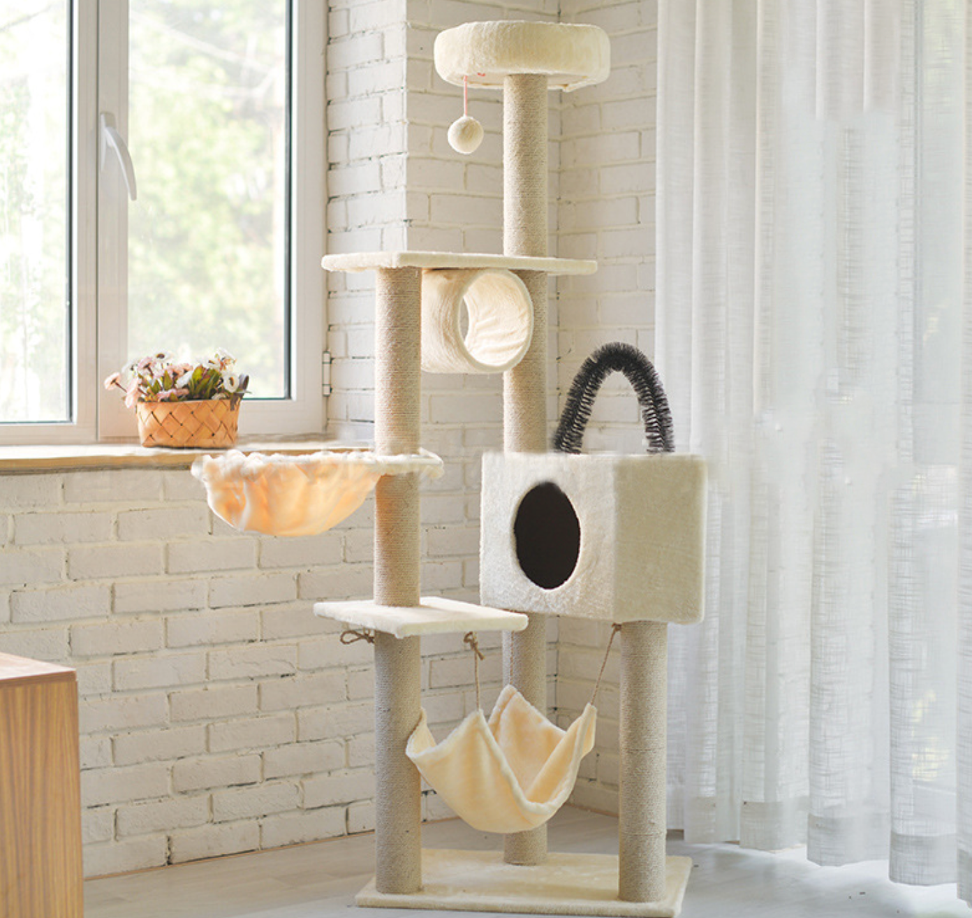 Chenpet Wholesale Durable Large Cat Trees Sisal Stable Cat Scratcher