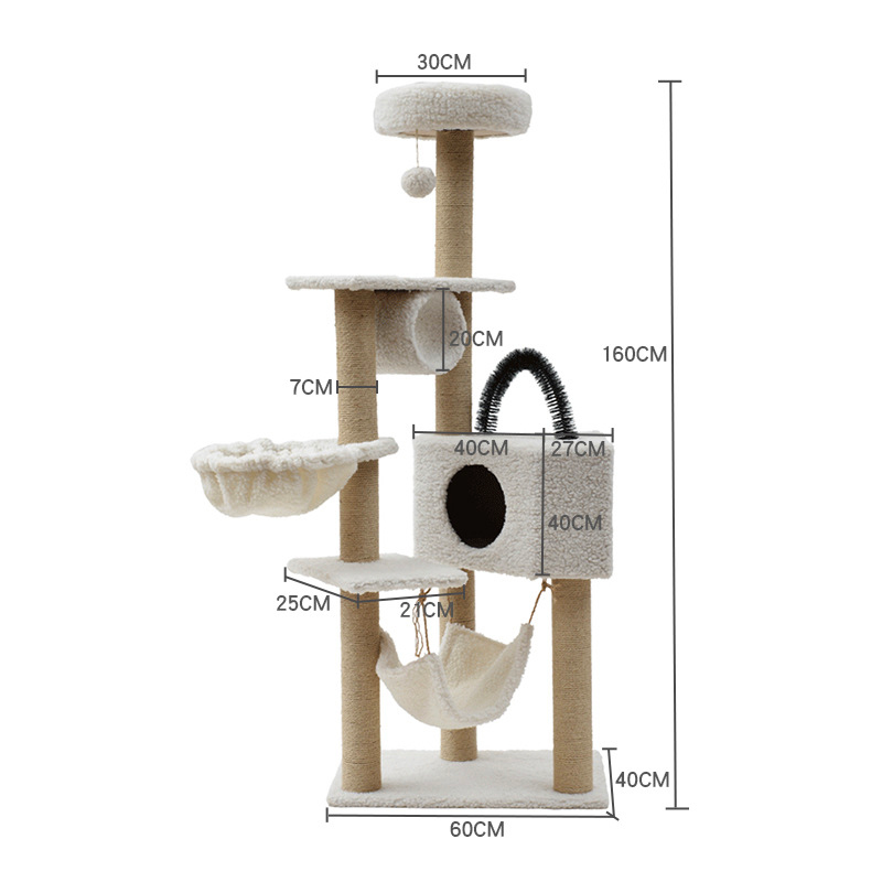 Chenpet Wholesale Durable Large Cat Trees Sisal Stable Cat Scratcher