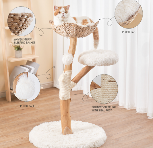 Chenpet New Design Of Super High Quality Solid Cat Trees Custom Cat Play Trees