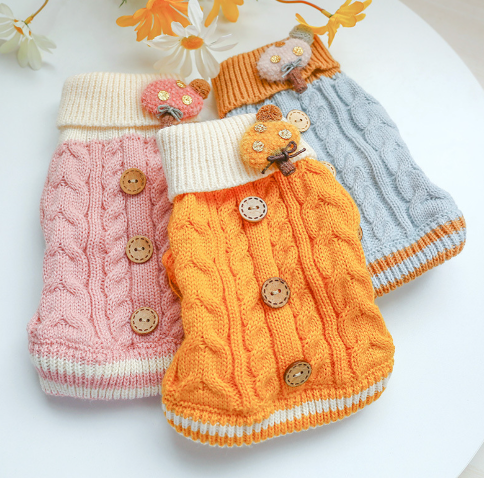 Chenpet Custom Pet Knit Wear Dog Winter Clothes Pet Apparels