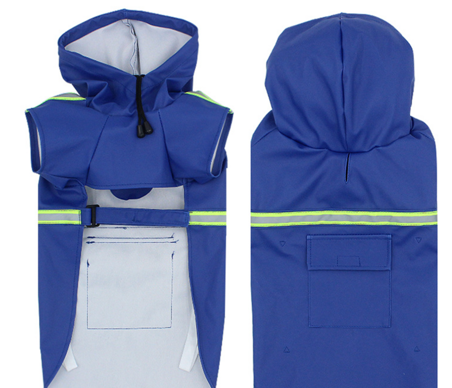 Chenpet PU Waterproof Pet Rainy Coat Dog Clothes