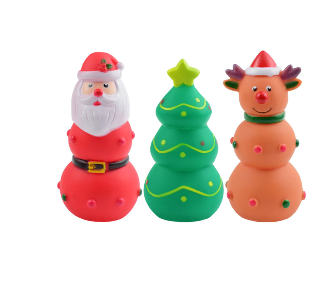 Chenpet Wholesale Christmas Pet Play Toys Dog Enamel Toys