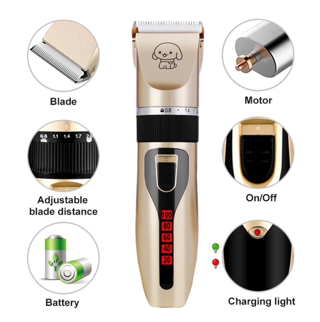 Chenpet High Quality Pet Electric Push Clippers Dog Hair Pusher