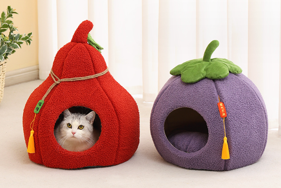 Chenpet New Year Cozy Pet House Dog Beds Cat Beds