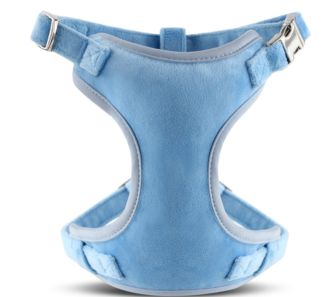 Chenpet Wholesale New Design Of Warm Pet Accessories Dog Velvet Harness & Collars & Leashes