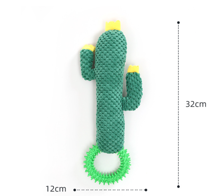 Chenpet High Quality Cactus Pet Plush Chew Toys