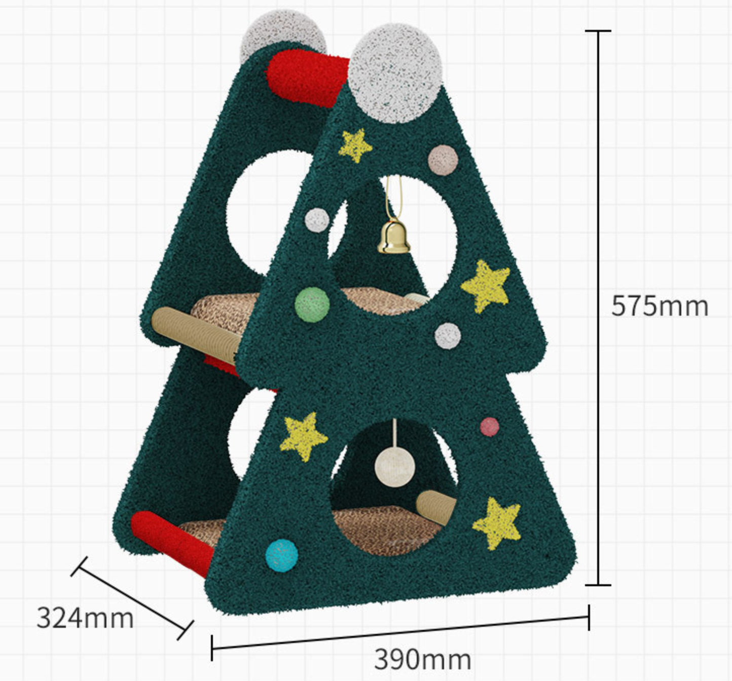 Chenpet Eco Friendly Custom Christmas Cat Trees Cat Scratcher