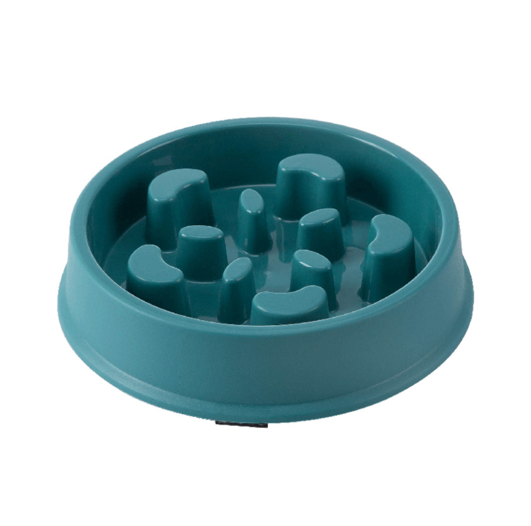 Chenpet Petal Shaped Puzzle Leak Proof Pet Slow Food Bowl