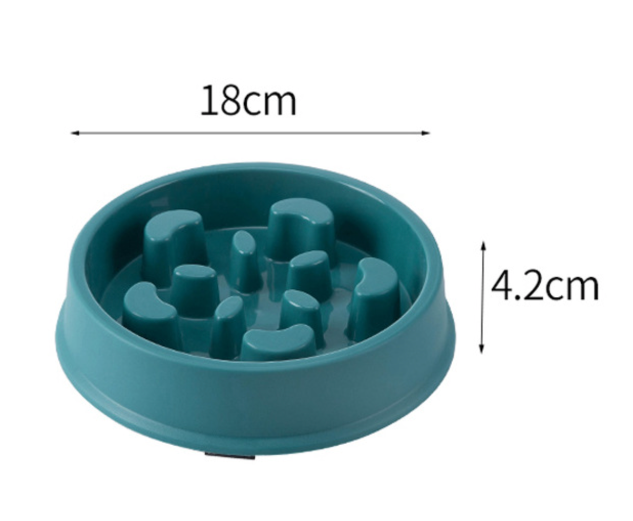Chenpet Petal Shaped Puzzle Leak Proof Pet Slow Food Bowl