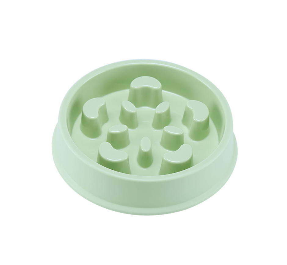 Chenpet Petal Shaped Puzzle Leak Proof Pet Slow Food Bowl