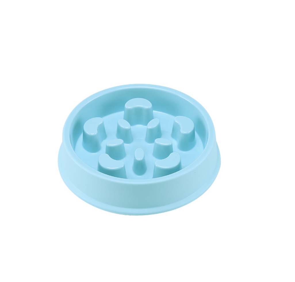 Chenpet Petal Shaped Puzzle Leak Proof Pet Slow Food Bowl