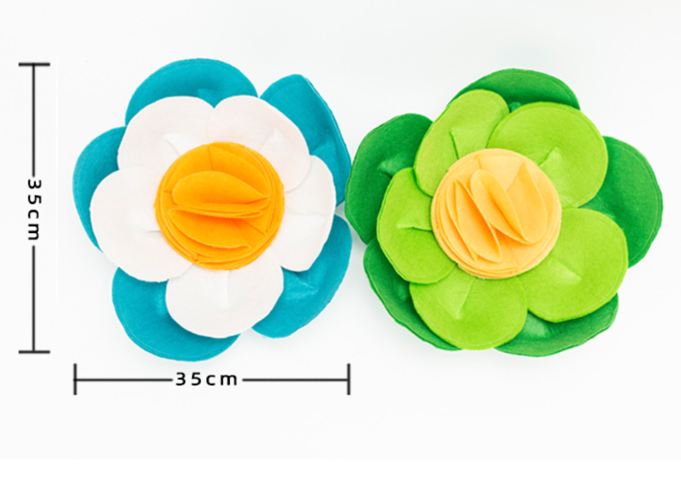 Chenpet Eco-friendly Felt Flower Design Puzzle Pet Mats Dog Mats