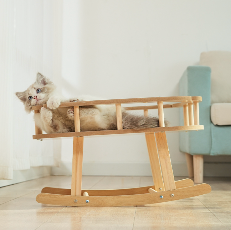 Chenpet Wholesale Solid Wood Pet Beds Cat Beds