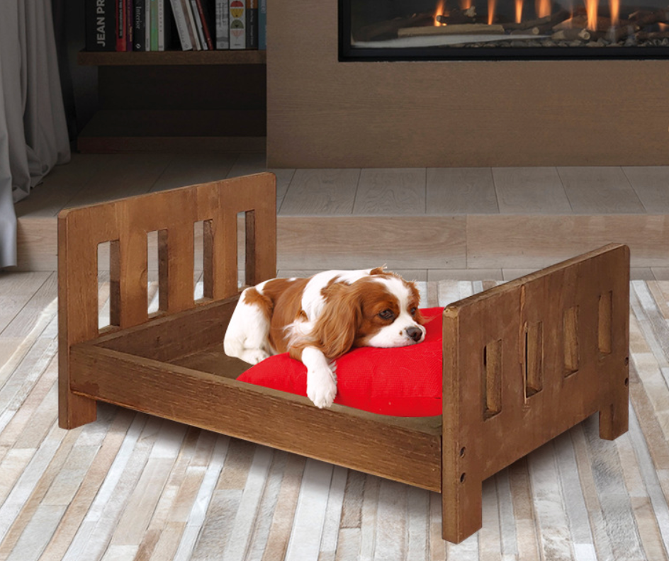 Chenpet High Quality Solid Wood Pet Beds Dog Breathable Beds