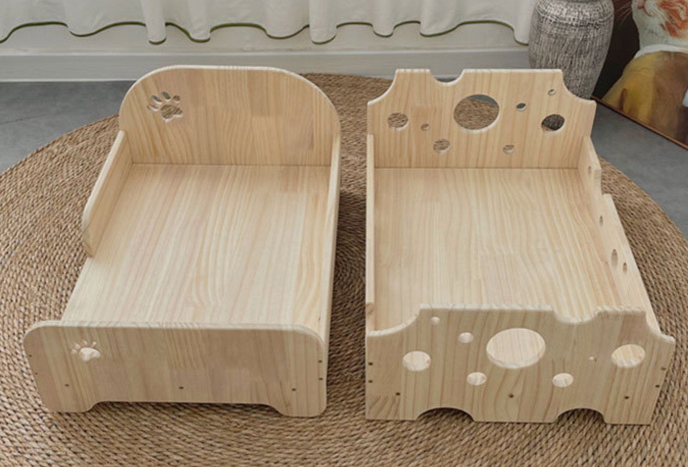 Chenpet High Quality Wood Breathable Pet Beds
