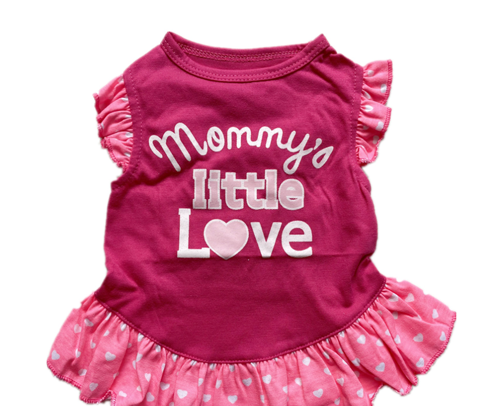 Chenpet Hot Selling Cotton Spring & Summer Pet Dresses Dog Clothes