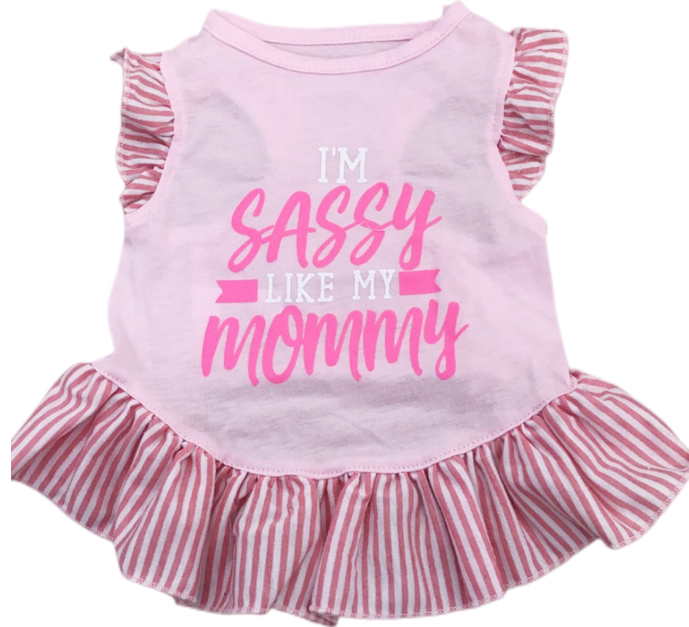 Chenpet Hot Selling Cotton Spring & Summer Pet Dresses Dog Clothes