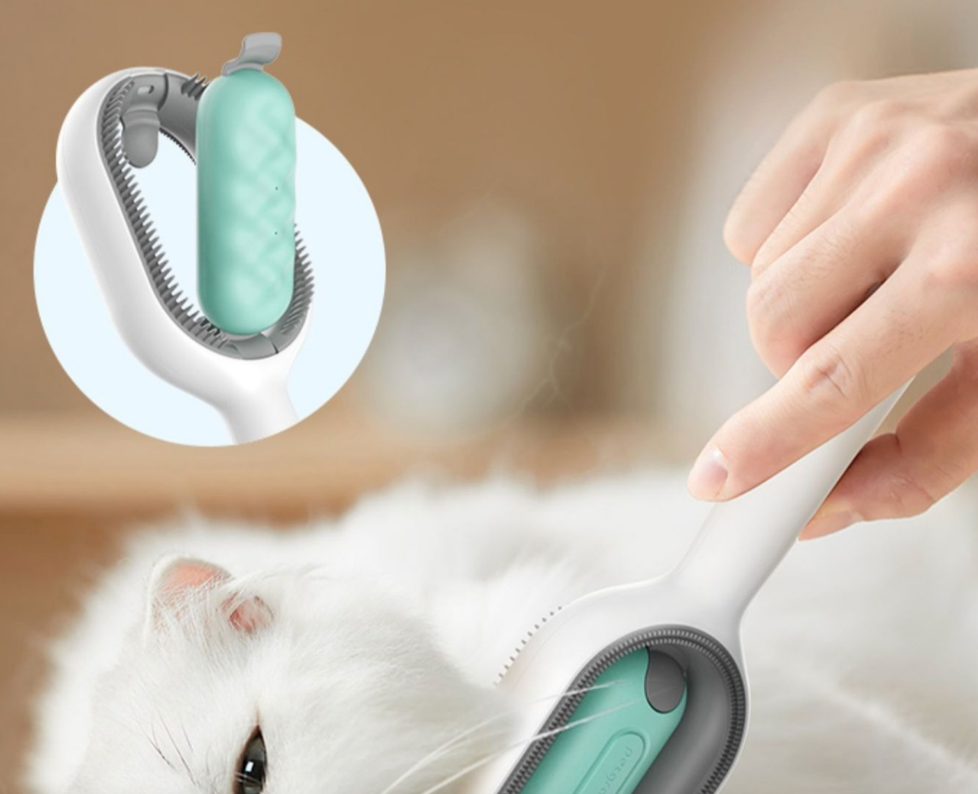 Chenpet Wholesale ABS Pet de-fluffing Cleaning Comb