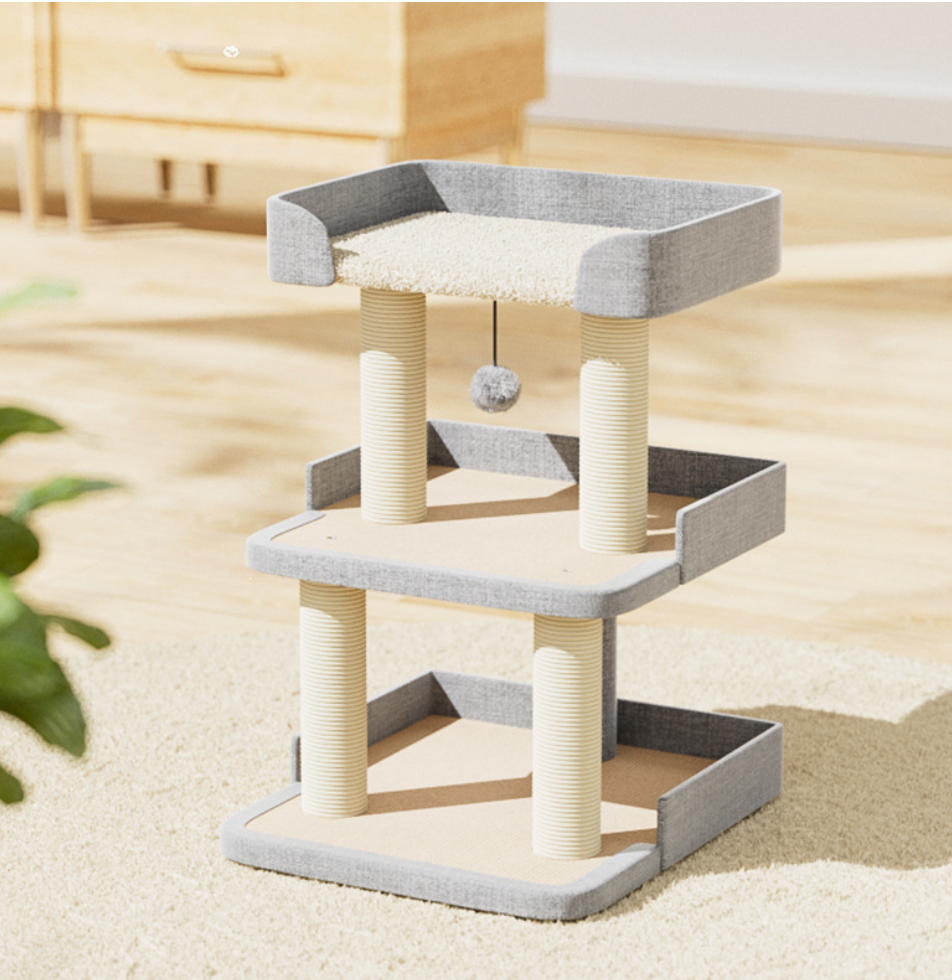 Chenpet Durable Large Sofa Fabric Cat Trees Cat Climbing