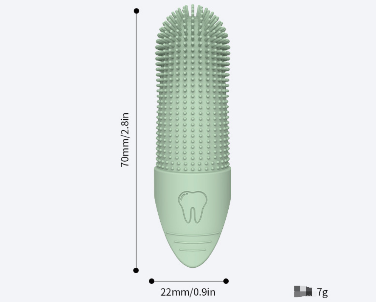 Chenpet Pet Silicone Finger Toothbrush
