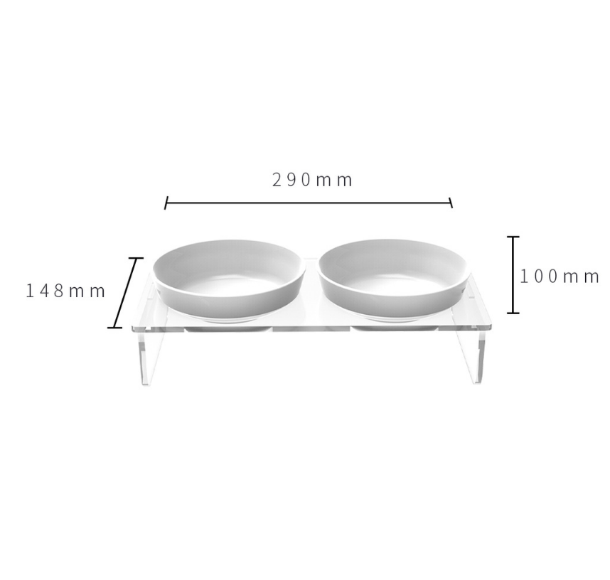 Chenpet Hot Selling Duble Pet PP Bowls Feeder Water Bowls