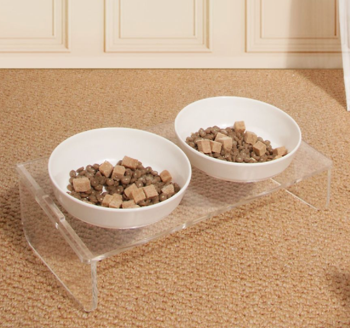 Chenpet Hot Selling Duble Pet PP Bowls Feeder Water Bowls