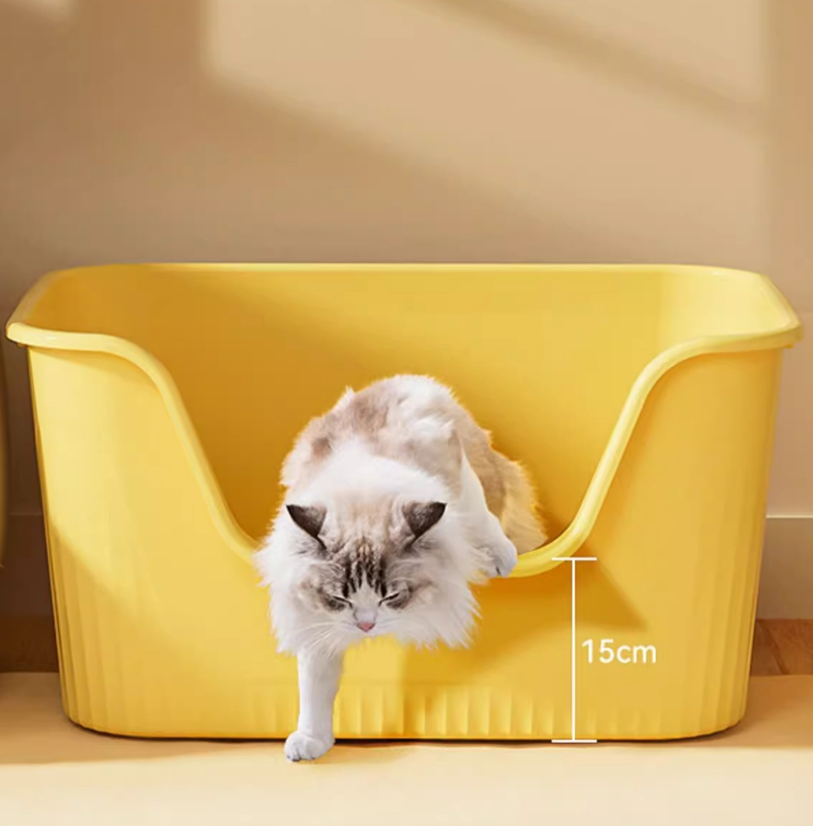 Chenpet Durable PP Cat Litter Box Training