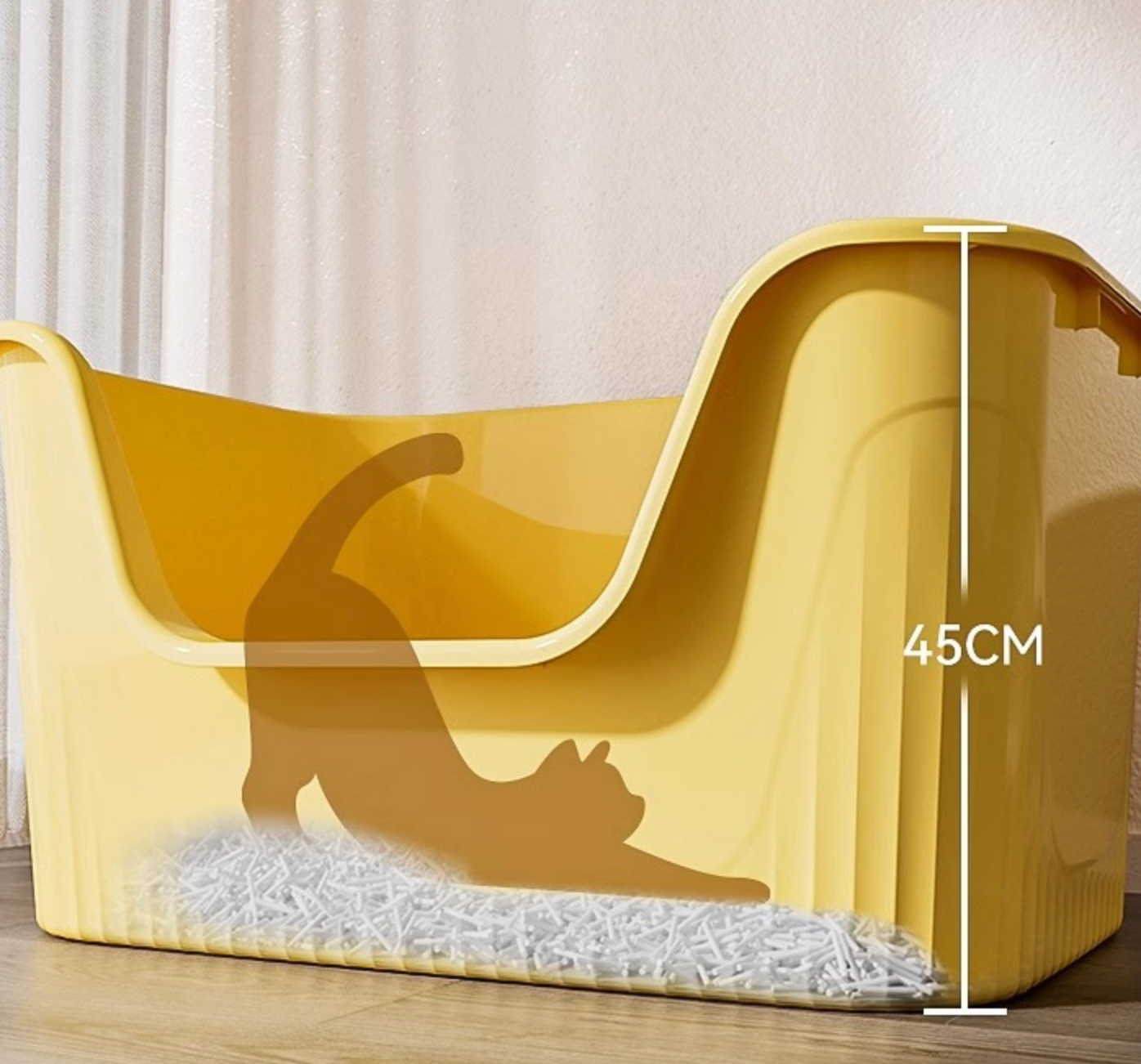 Chenpet Durable PP Cat Litter Box Training