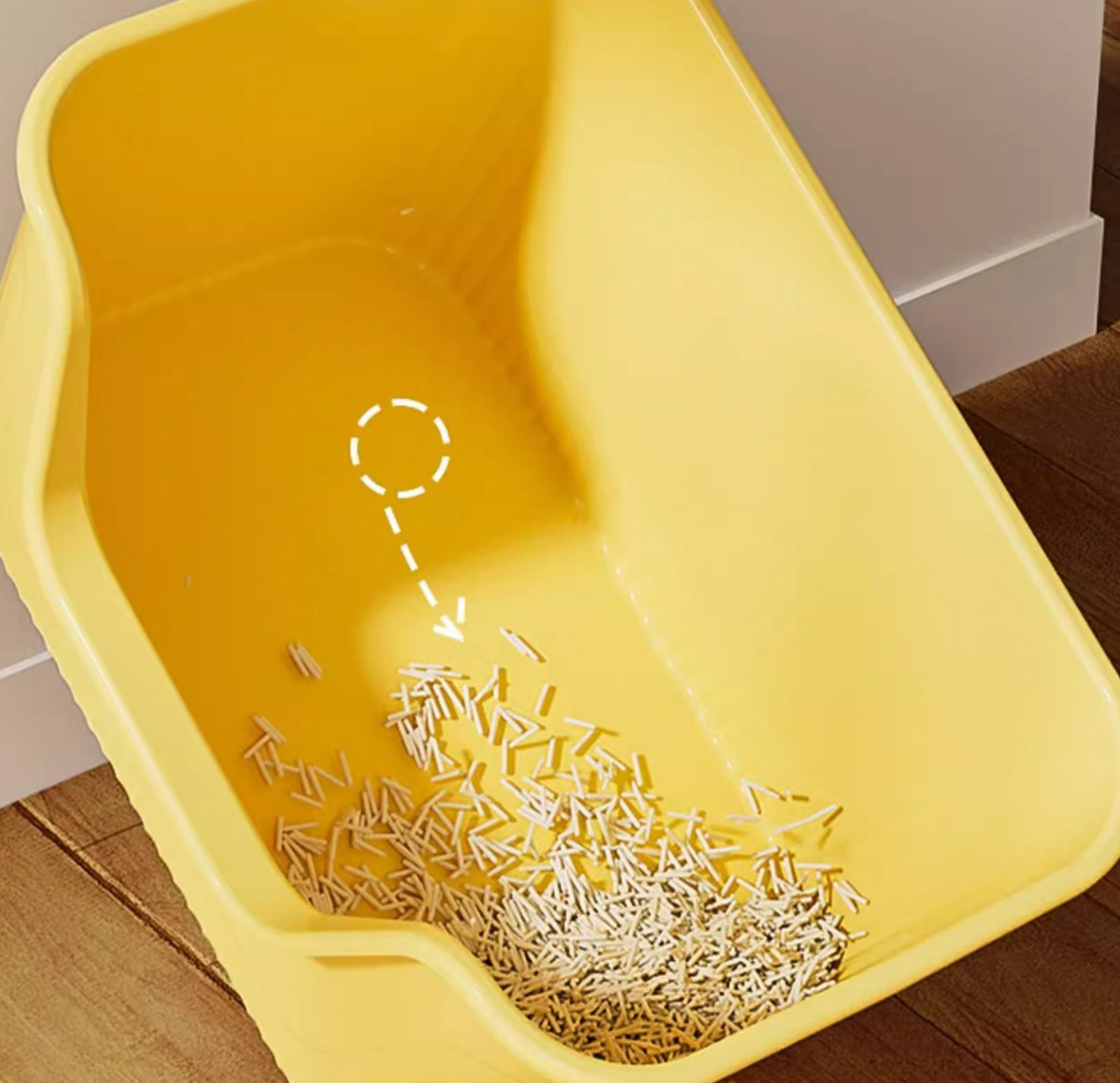 Chenpet Durable PP Cat Litter Box Training