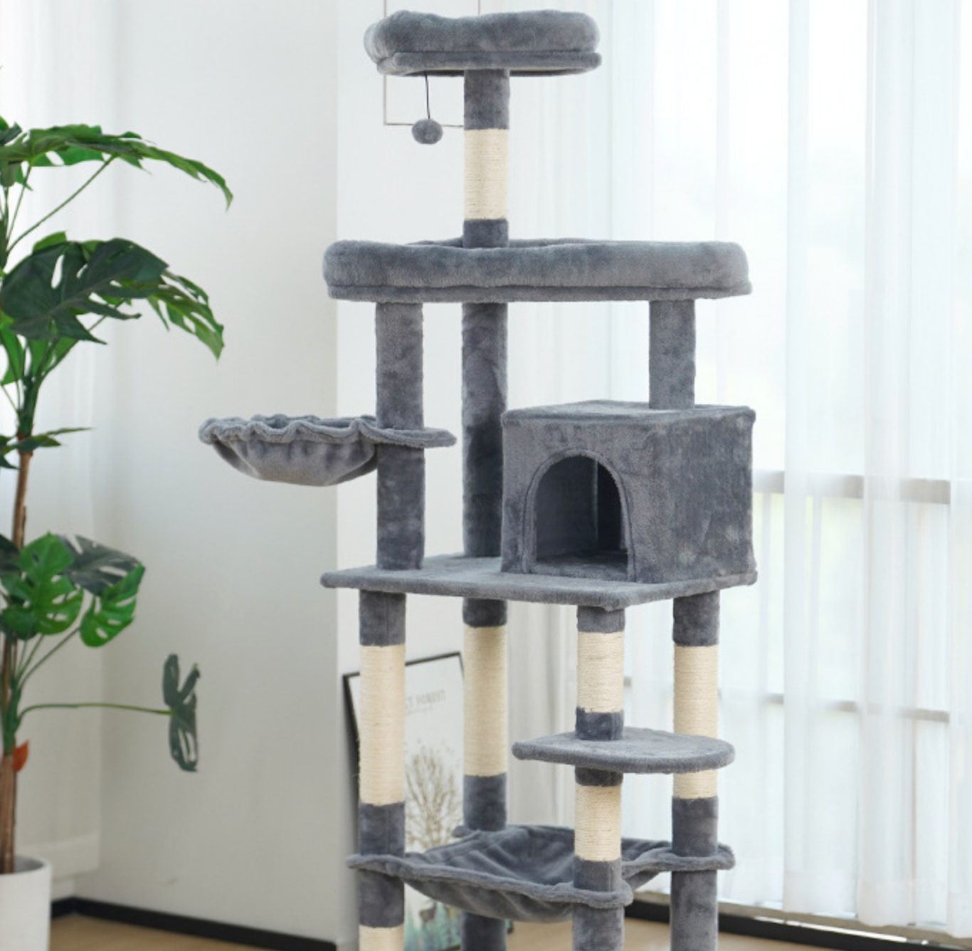 Chenpet High Quality Large Durable Cat Trees Cat Climbing Beds