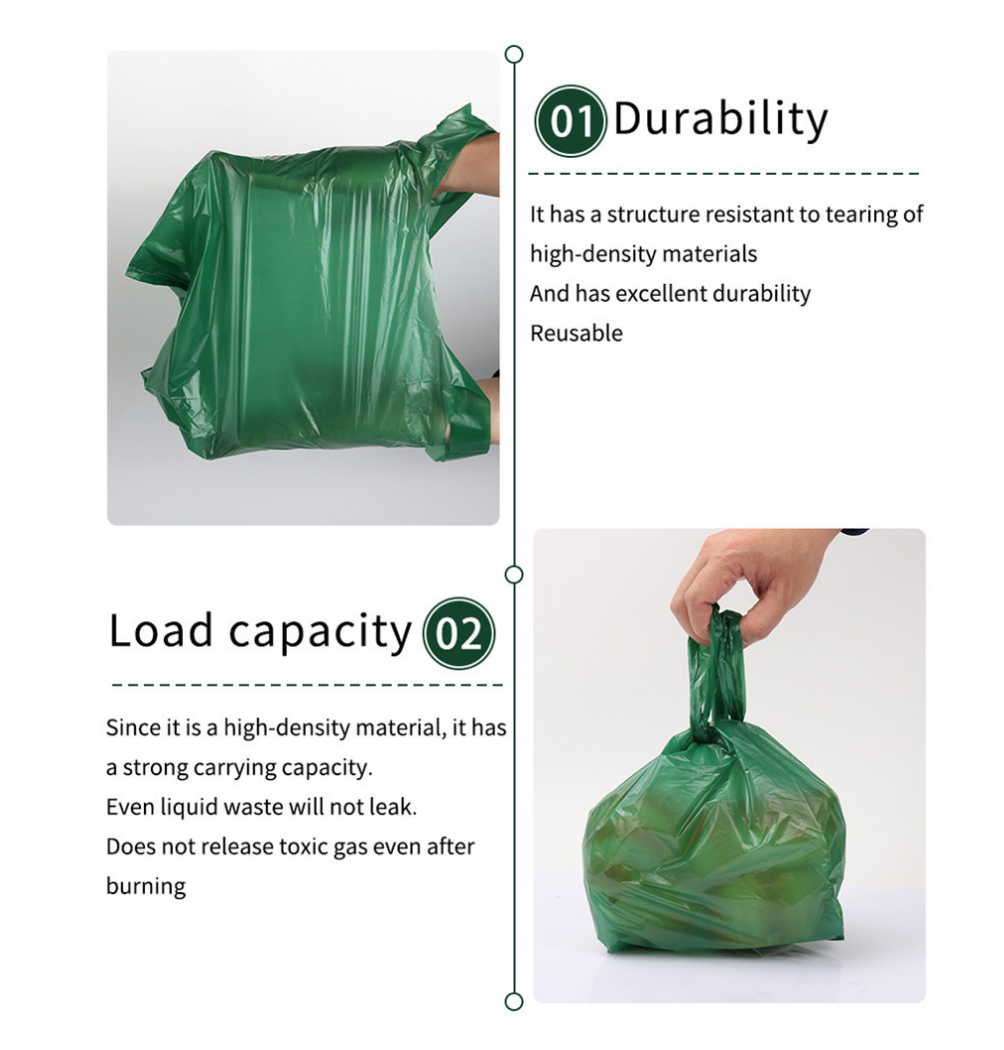 Chenpet Eco-friendly New Design Handle Tie Poop Bags