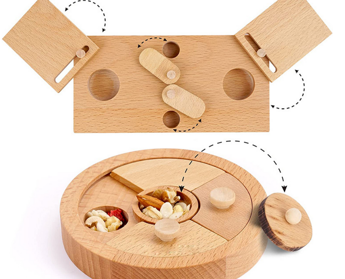 Chenpet Wholesale Eco-friendly Solid Pet Puzzle Wooden Toys