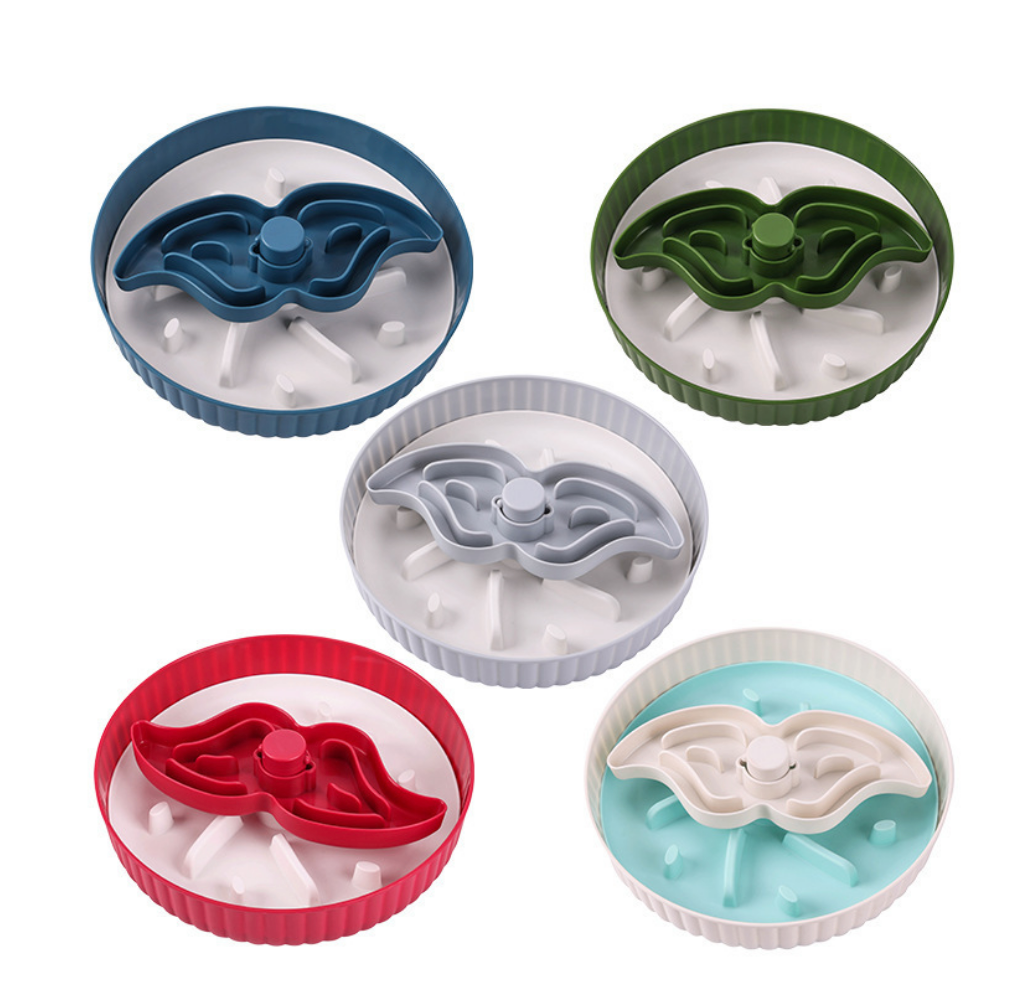 Chenpet Wholesale ABS Pet Puzzle Feeding Slower Interactive Bowls