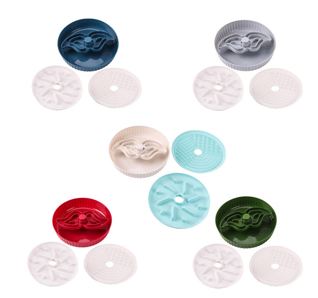 Chenpet Wholesale ABS Pet Puzzle Feeding Slower Interactive Bowls
