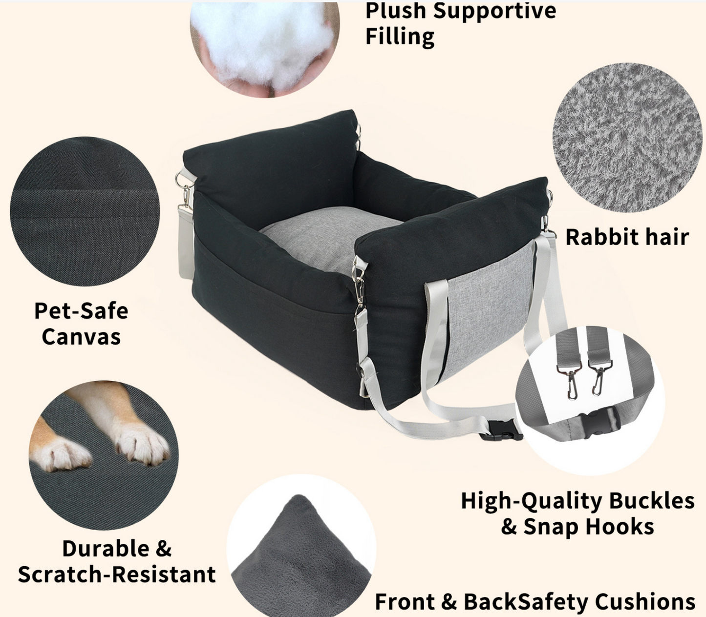 Chenpet Wholesale Custom Pet Car Kennel Dog Beds