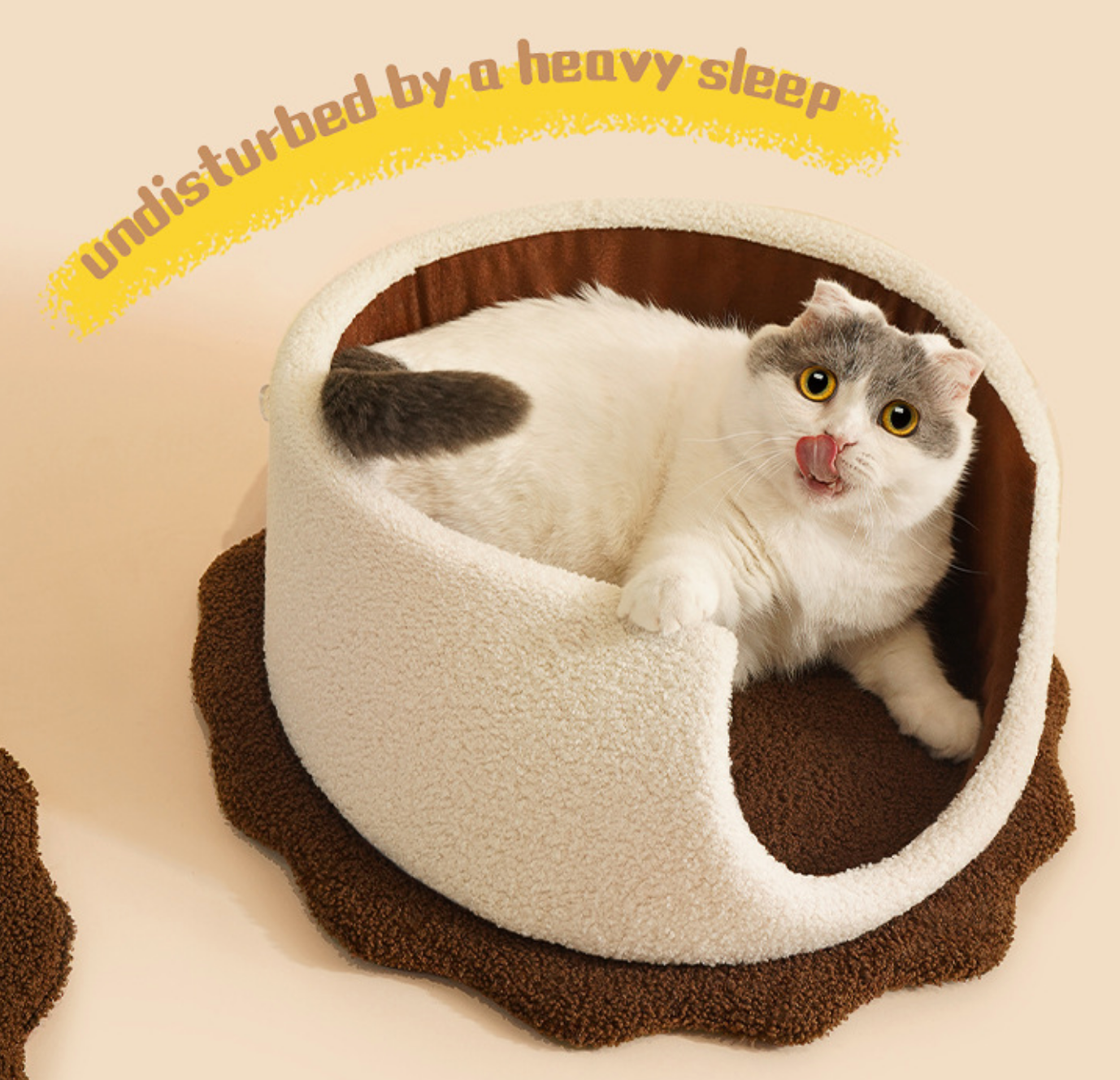 Chenpet Wholesale New Design Pet Biscuit Shape Plush Beds