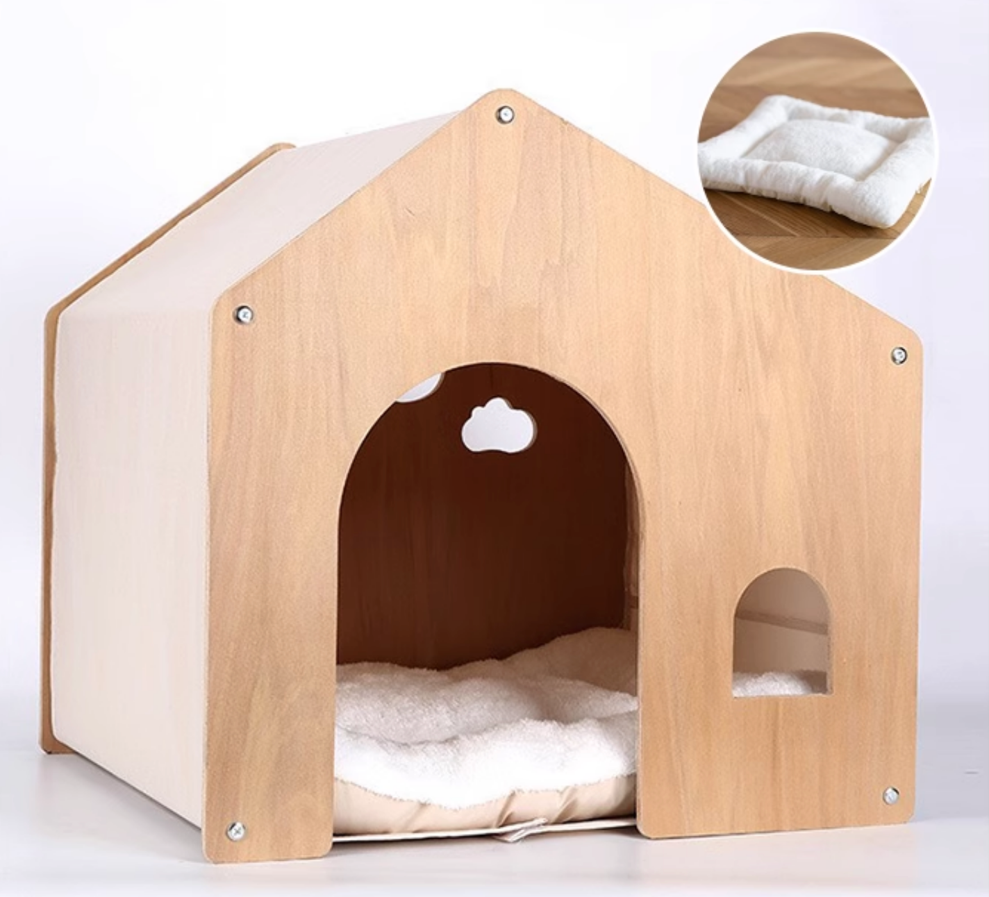 Chenpet Wholesale Breathable Wood Pet House Dog Beds