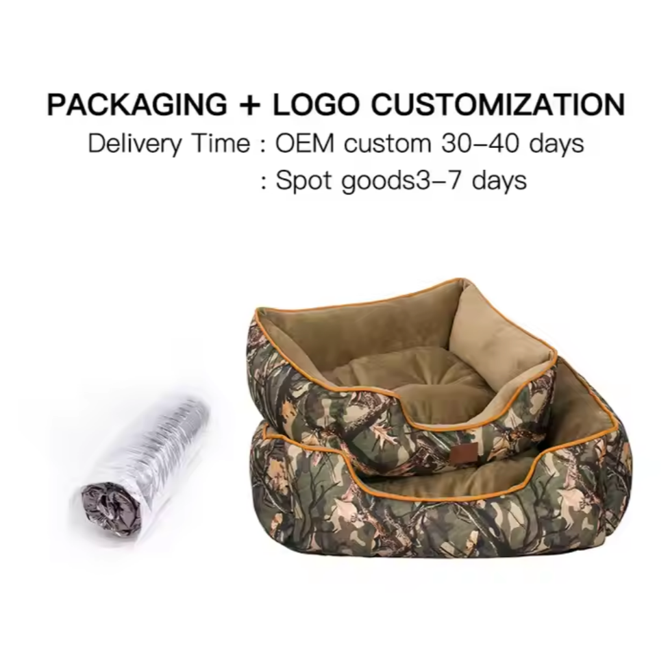 Chenpet Custom Camouflage Series Pet Cozy Beds