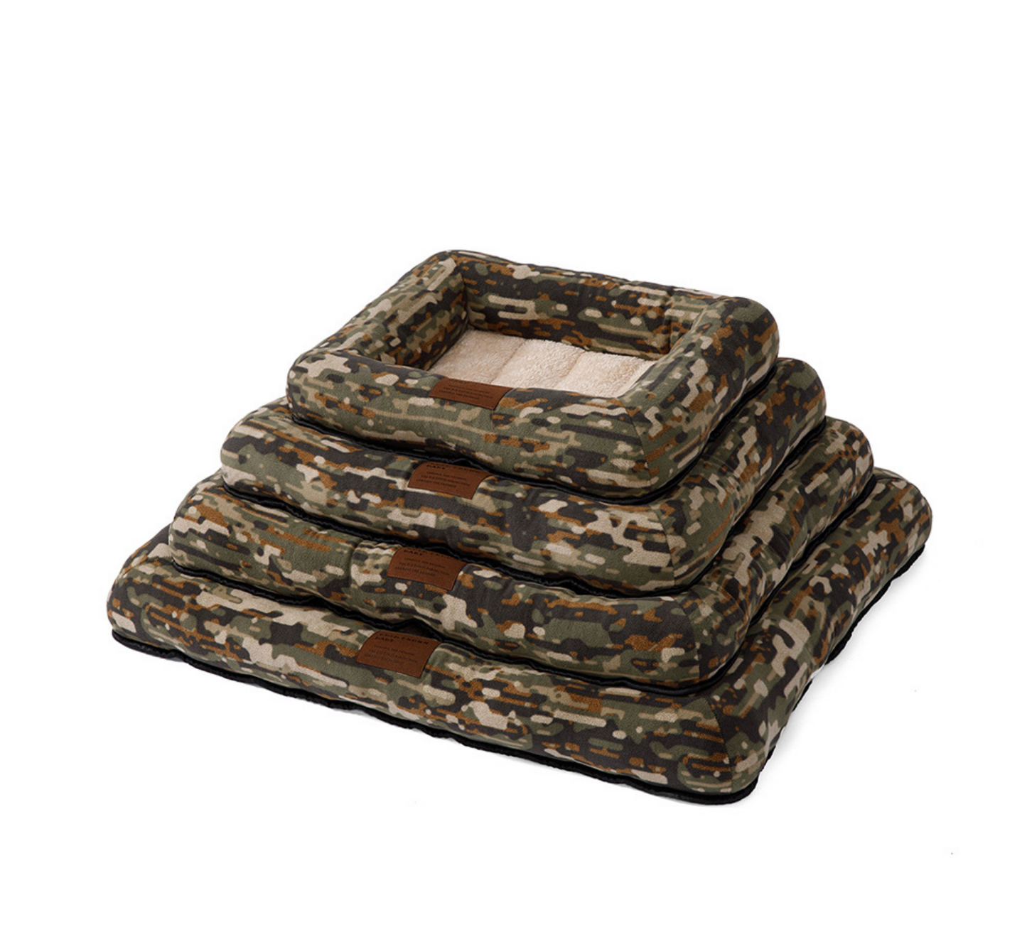 Chenpet Warm Camouflage Litter Cushion Pet Beds