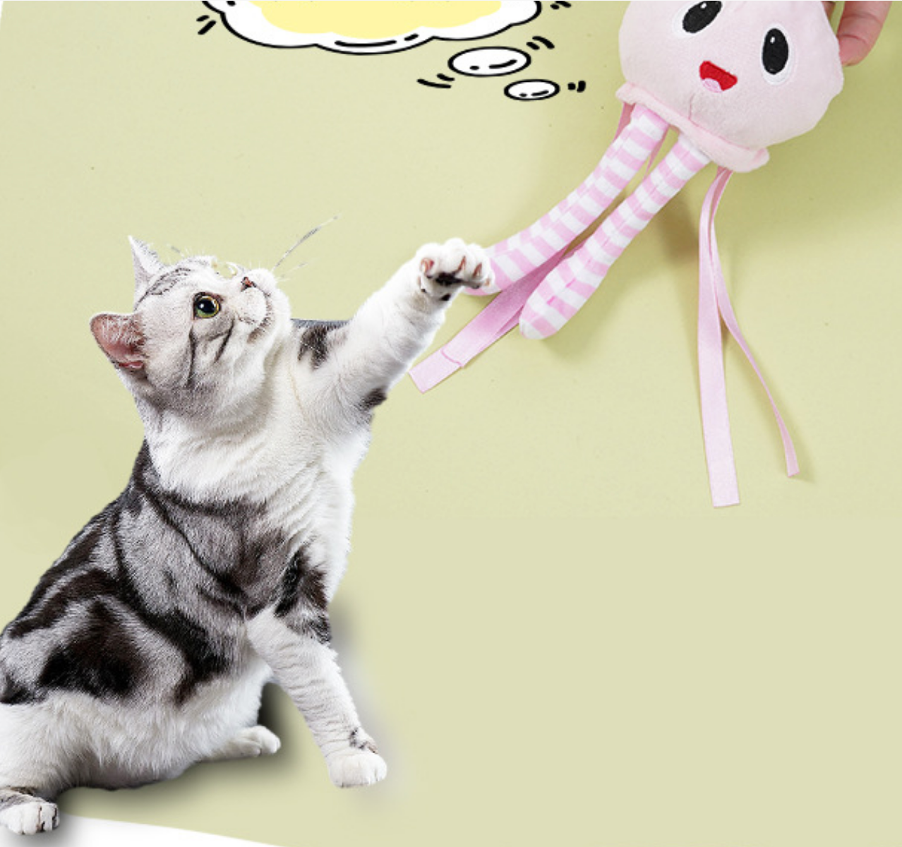 Chenpet New Design Cat Self-Help Interactive Plush Toys