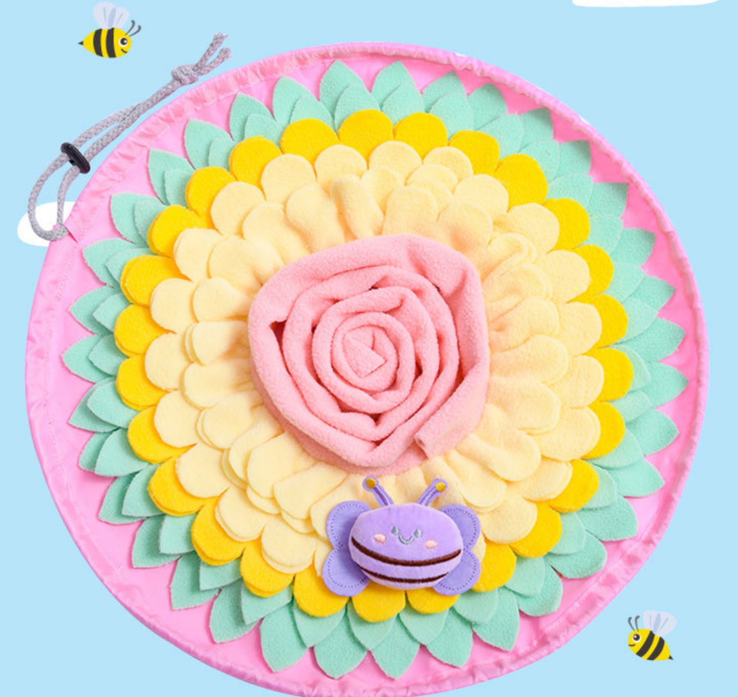 Chenpet Wholesale Flower Design Pet Snuffle Mats Fordable