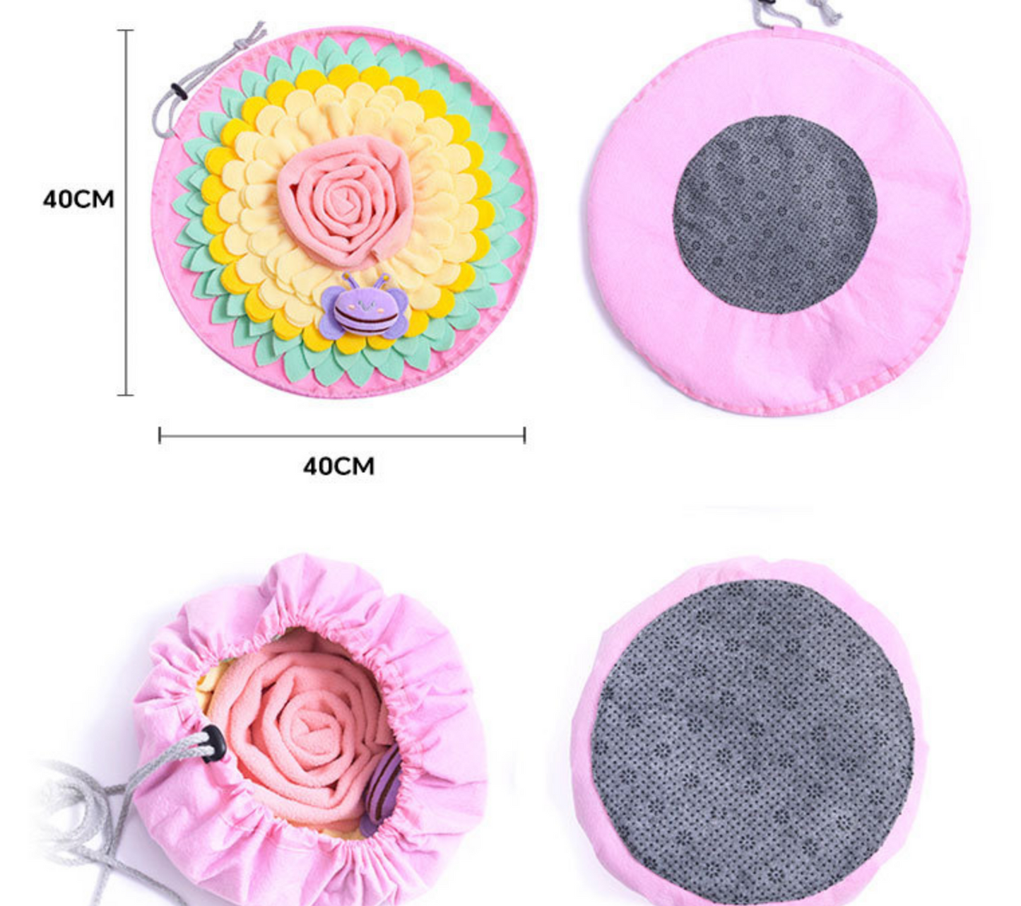 Chenpet Wholesale Flower Design Pet Snuffle Mats Fordable