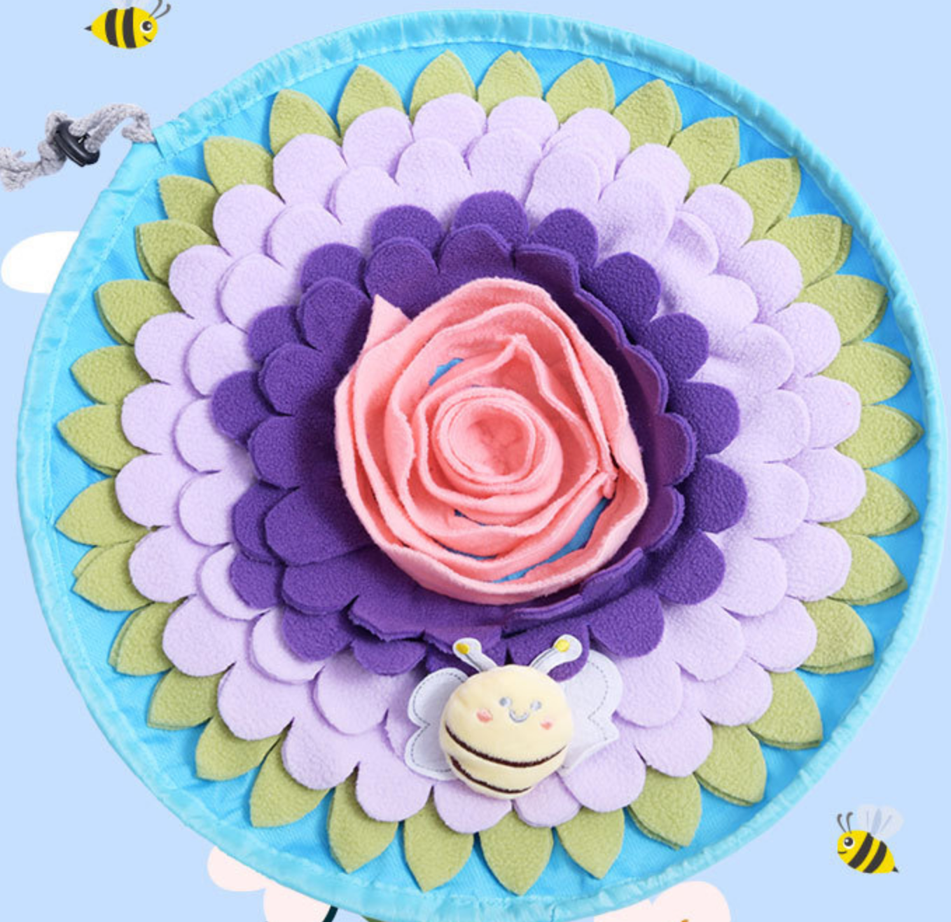 Chenpet Wholesale Flower Design Pet Snuffle Mats Fordable